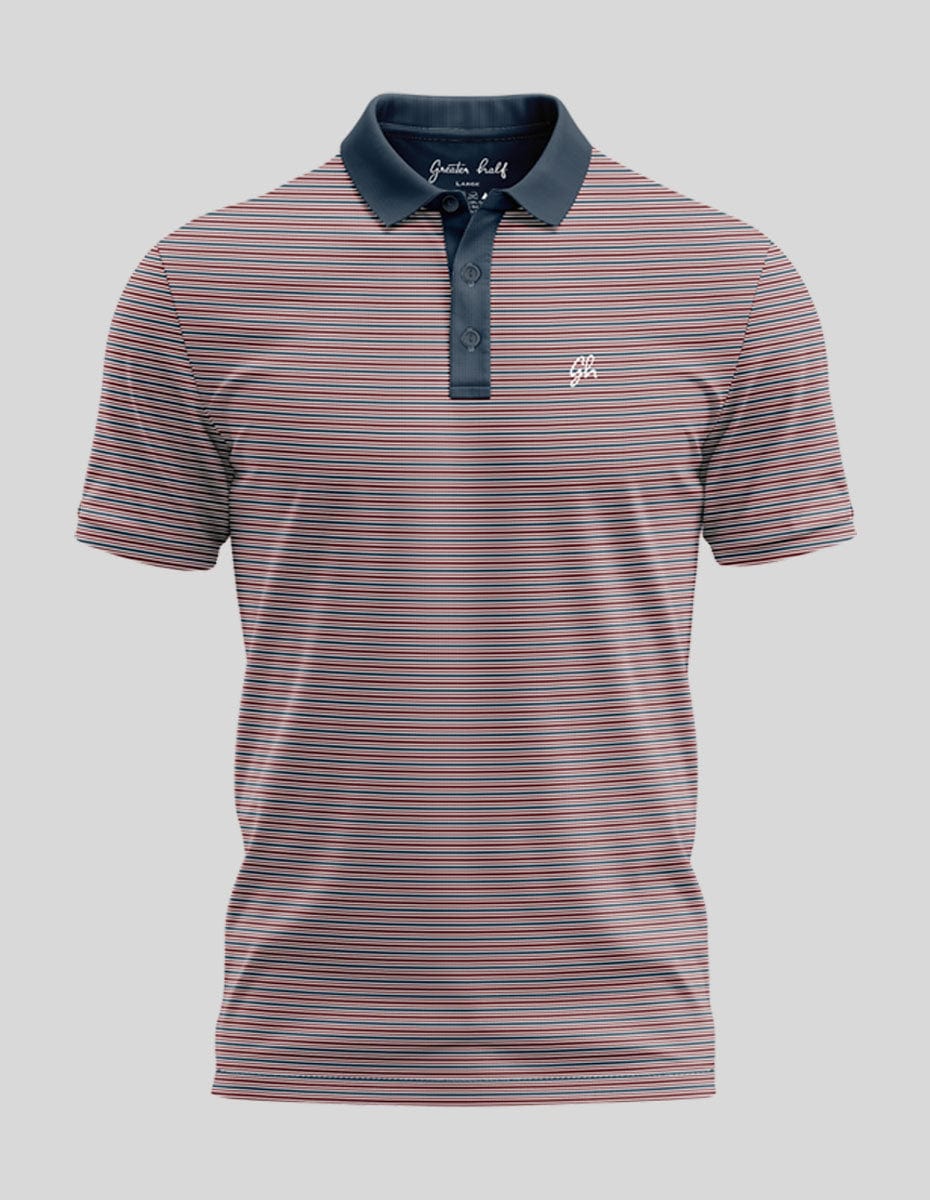The Patriot Polo Golf Polo Greater Half S