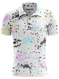 Thumbnail for Paint Splatter - Performance Polo - Greater Half