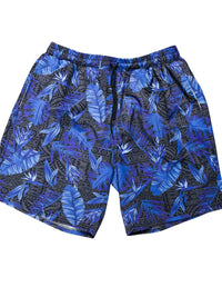 Thumbnail for Tribal Flower Swim Trunks - Greater Half
