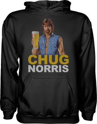 Thumbnail for Chug Norris Hoodie - Greater Half