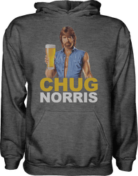 Thumbnail for Chug Norris Hoodie - Greater Half