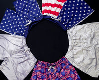 Thumbnail for White Topo Swim Trunks - Greater Half