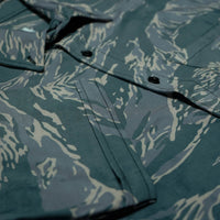 Thumbnail for Tiger Camo Button Down - Greater Half