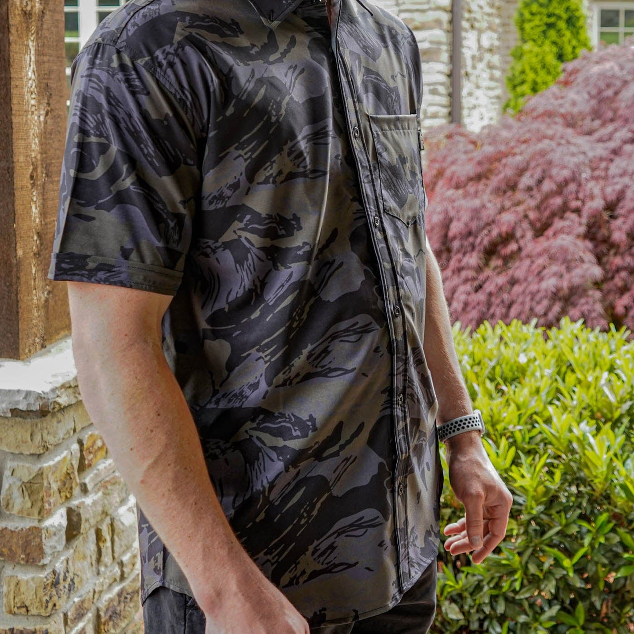 Midnight Rhodie Button Down - Greater Half