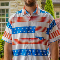 Thumbnail for Stripes of Glory Button Down - Greater Half
