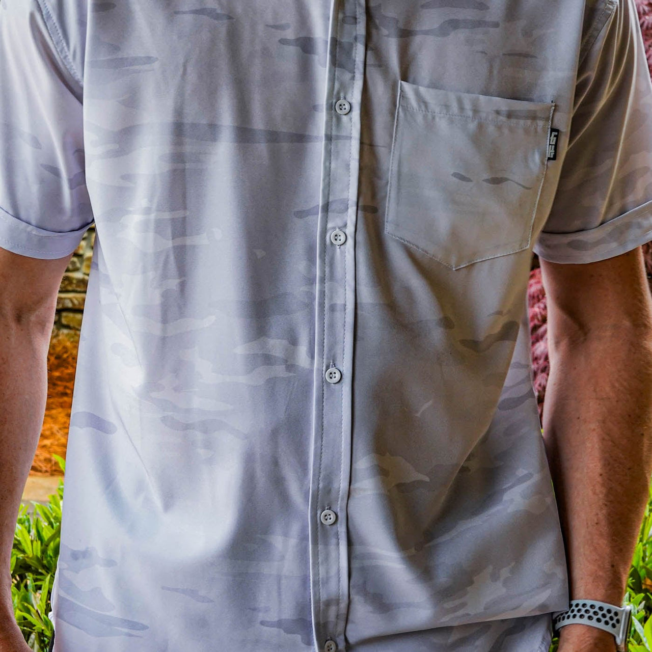 Arctic Camo Button Down - Greater Half