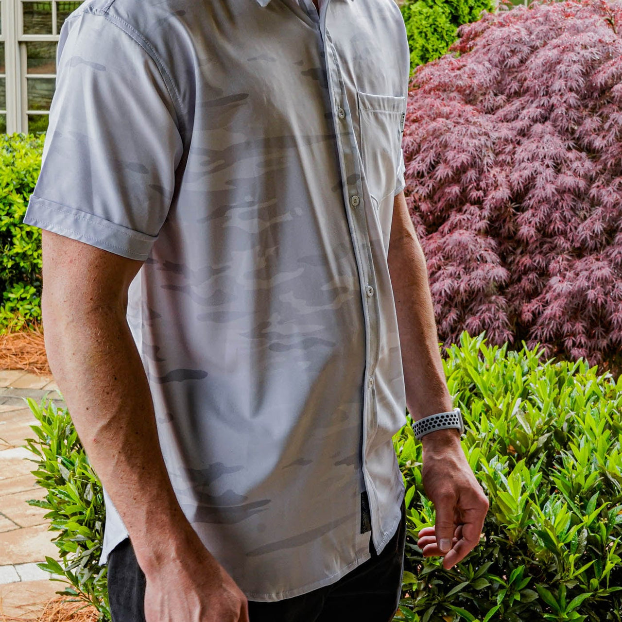 Arctic Camo Button Down - Greater Half