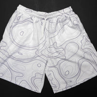 Thumbnail for White Topo Swim Trunks - Greater Half