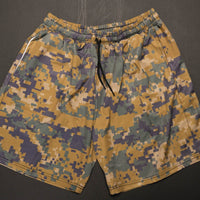 Thumbnail for Woodland Digital Camo Swim Trunks - Greater Half