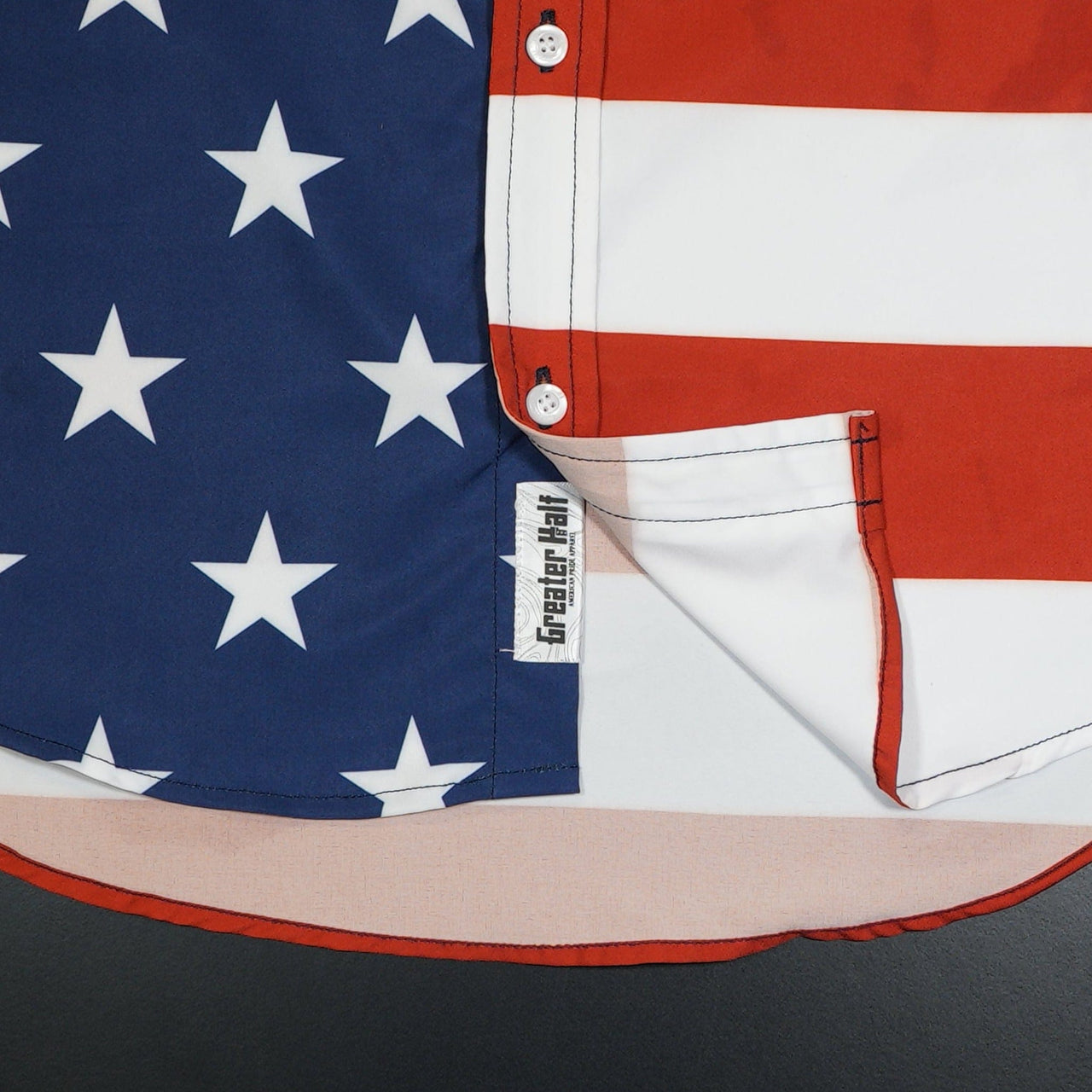 American Flag Button Down - Greater Half