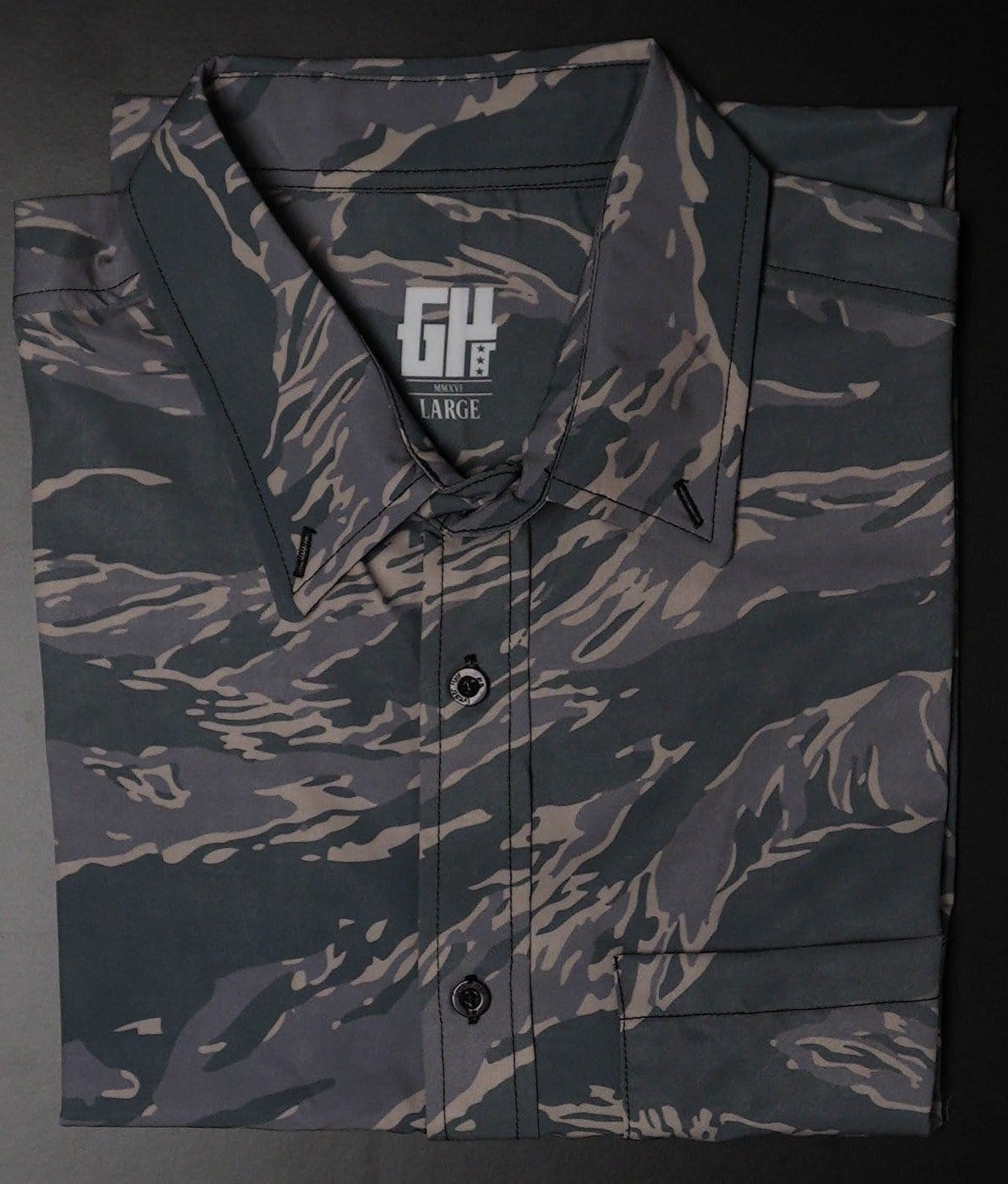 Tiger Camo Button Down - Greater Half