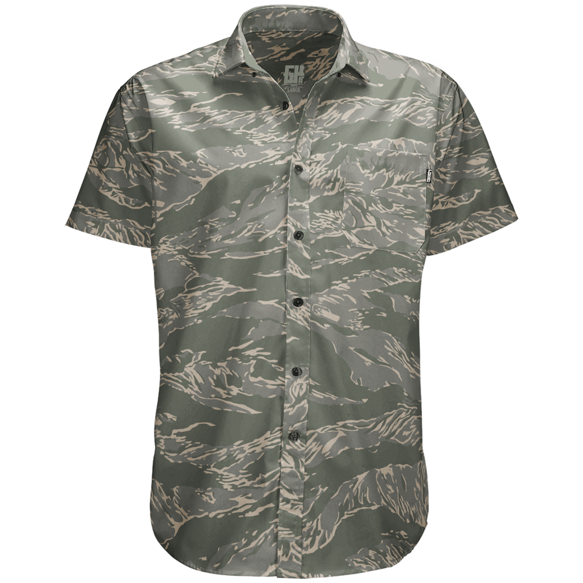 Tiger Camo Button Down - Greater Half