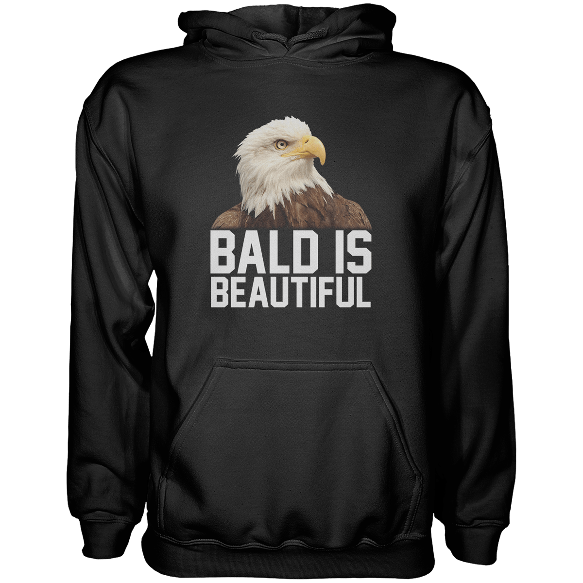 Bald Is Beautiful Hoodie - Greater Half