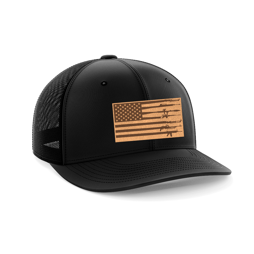 Rifle Flag Leather Patch Hat - Greater Half