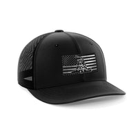 Thumbnail for Don't Tread USA Black Patch Hat - Greater Half