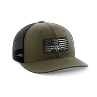 Thumbnail for Don't Tread USA Black Patch Hat - Greater Half