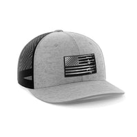 Thumbnail for Rifle Flag Black Patch Hat - Greater Half