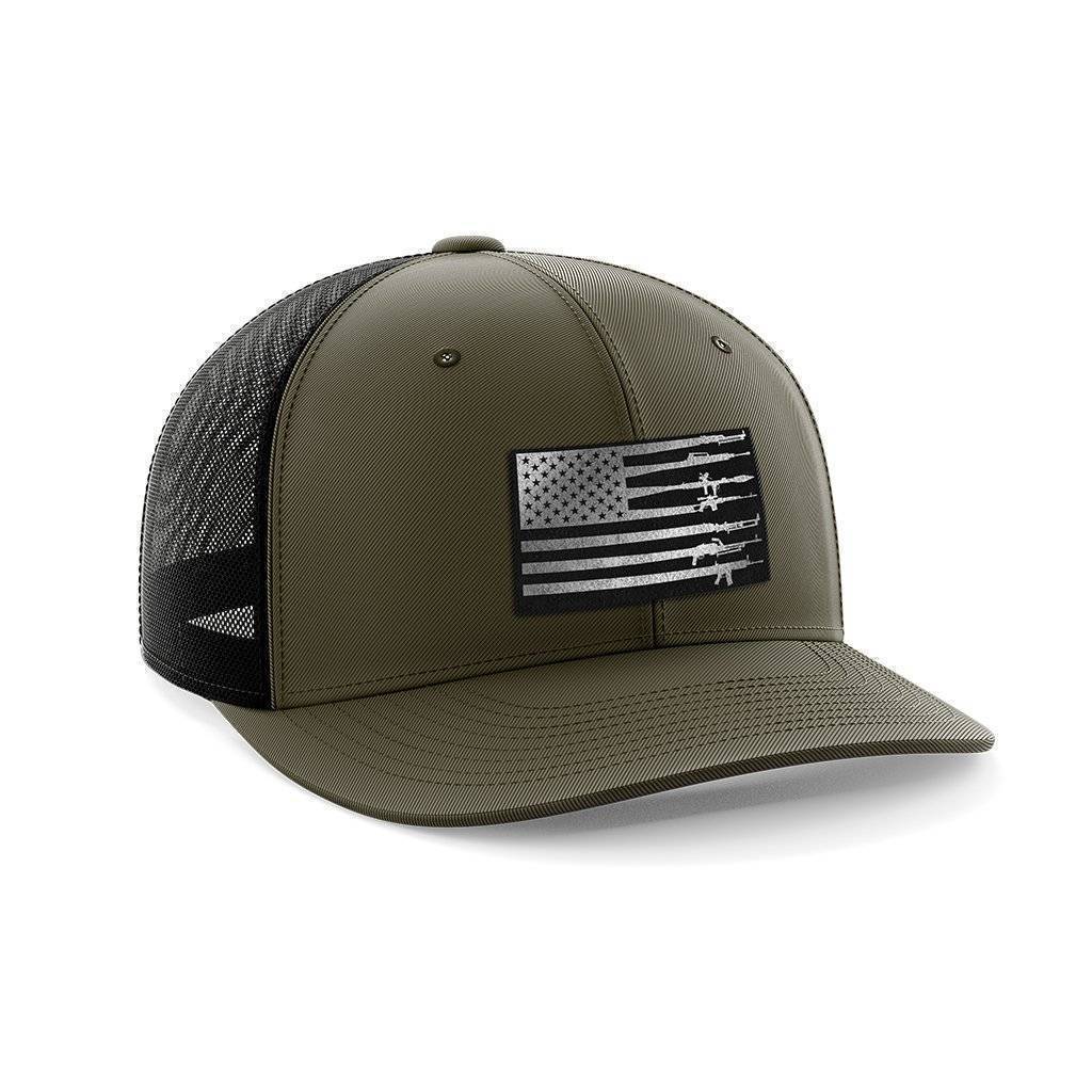Rifle Flag Black Patch Hat - Greater Half