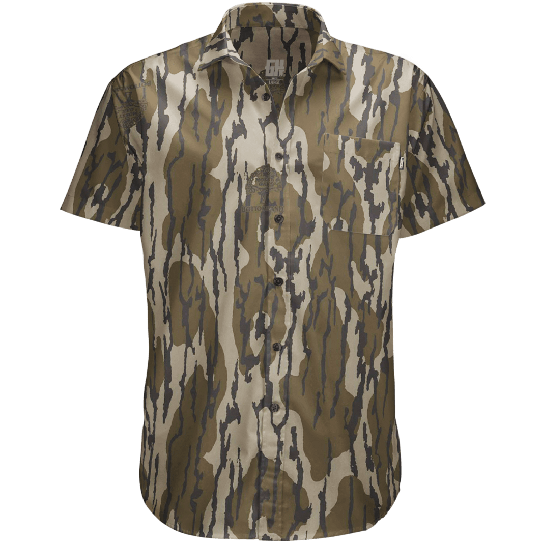 Mossy Oak Button Down Button Down Greater Half S Bottomlands