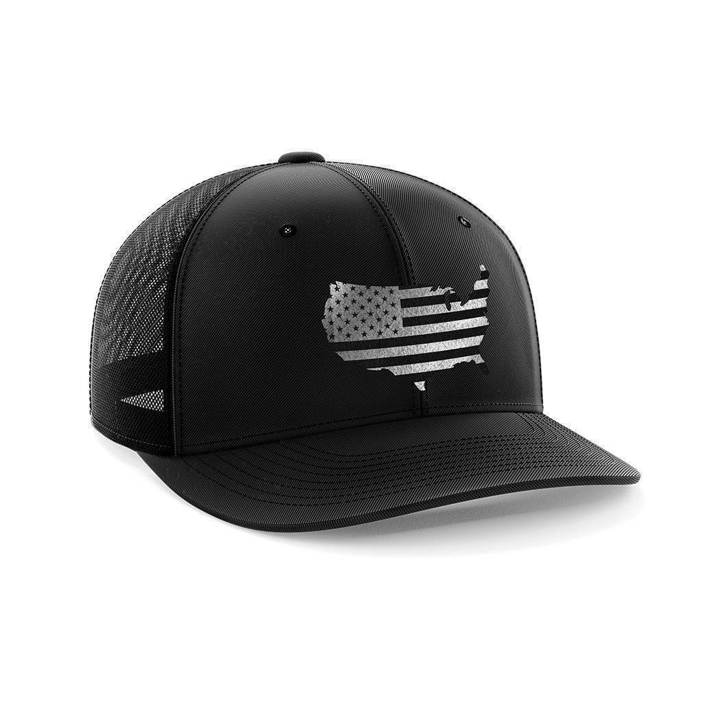 Thumbnail for Continental Flag Black Patch Hat - Greater Half