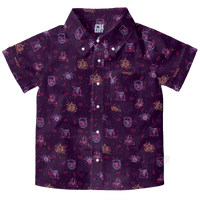 Thumbnail for Halloween Neon Youth Button Down - Greater Half