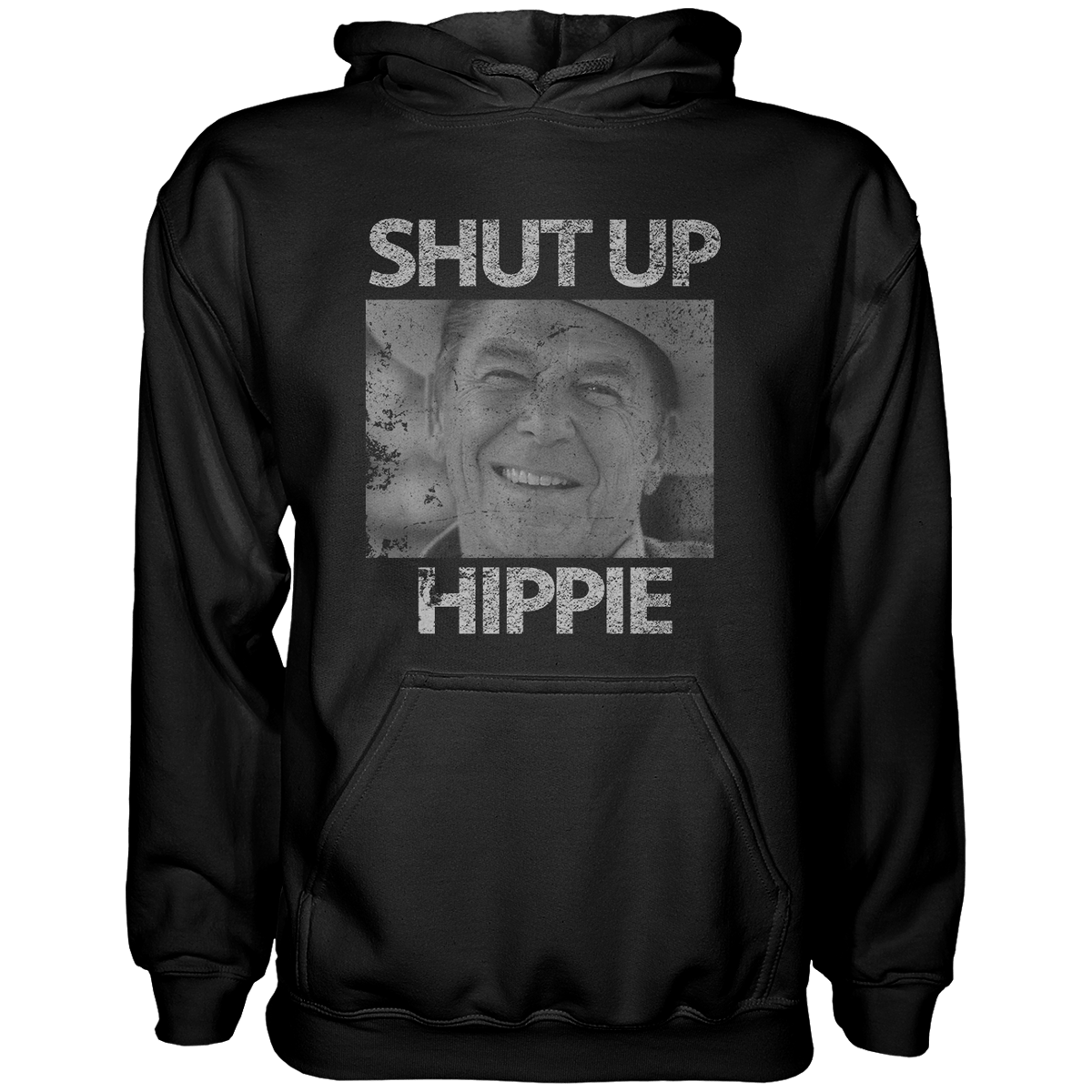 Thumbnail for Shut Up Hippie Hoodie - Greater Half