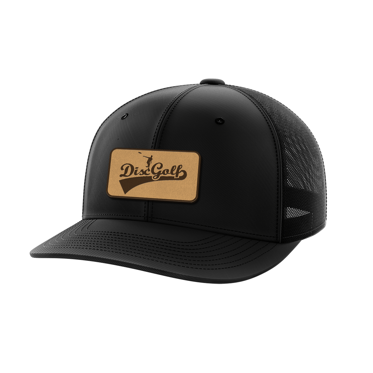 Thumbnail for Disc Golf Leather Patch Hat - Greater Half