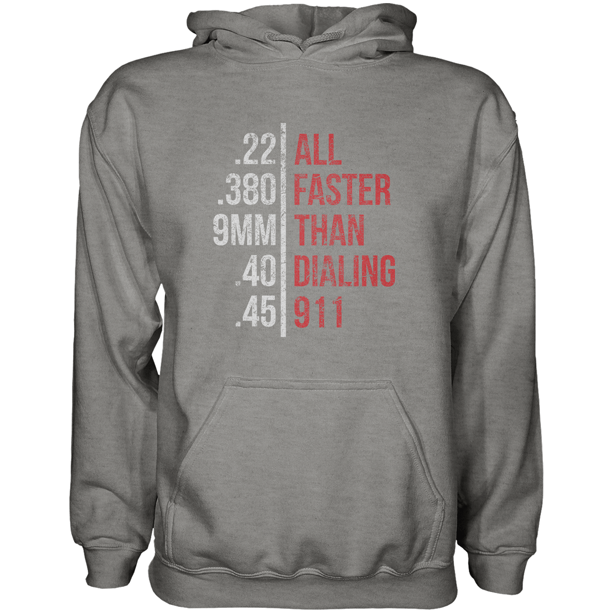 Faster Than Dailing 911 Hoodie - Greater Half