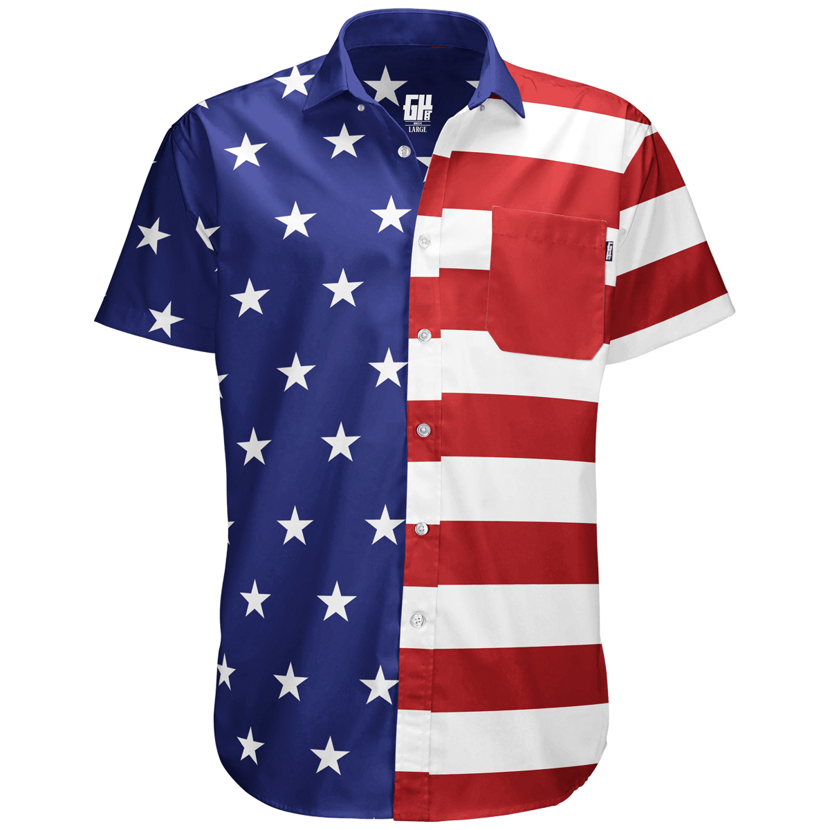 American Flag Button Down - Greater Half