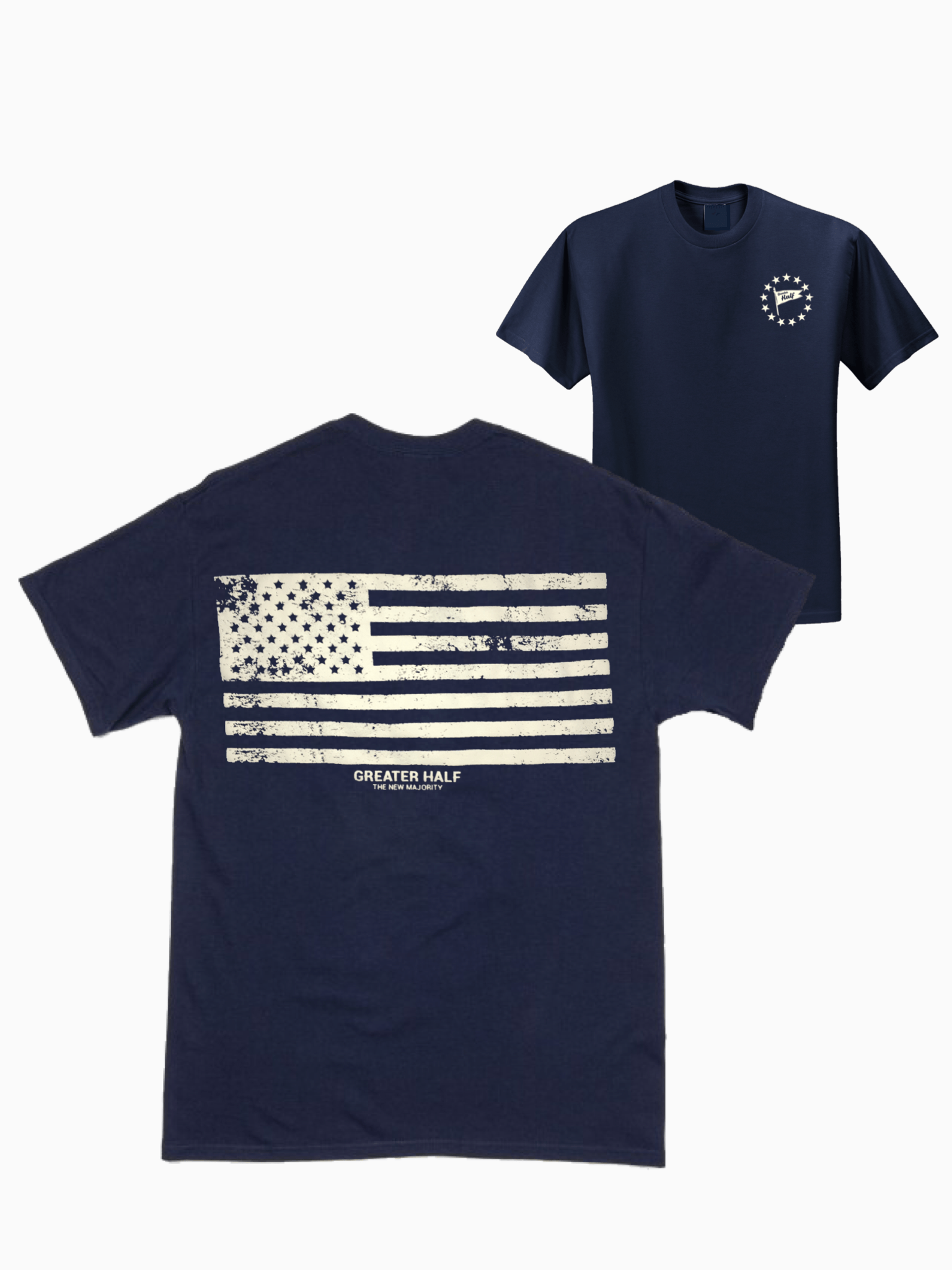 Thumbnail for The Rugged Patriot T-Shirt - Greater Half