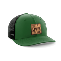 Thumbnail for Ginger Lives Matter Leather Patch Hat - Greater Half