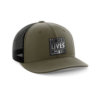 Thumbnail for Ginger Lives Matter Black Patch Hat - Greater Half