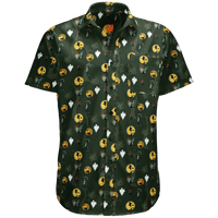 Thumbnail for Halloween Green Button Down - Greater Half