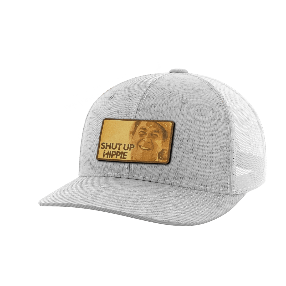 Thumbnail for Shut Up Hippie Leather Patch Hat - Greater Half