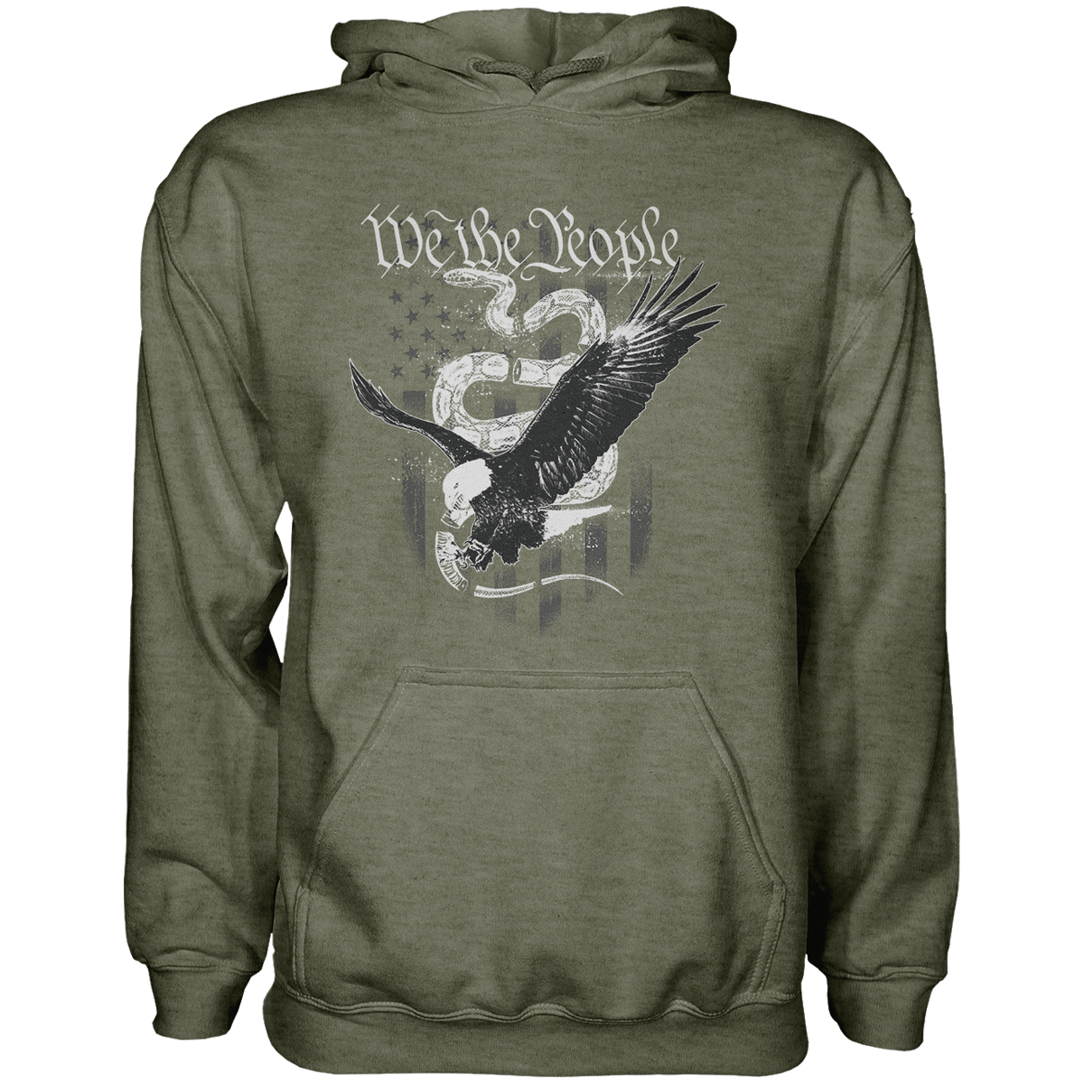 Thumbnail for We the People Bald Eagle Hoodie - Greater Half