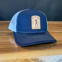 Thumbnail for Ask Me How Long It Is Leather Patch Hat - Greater Half