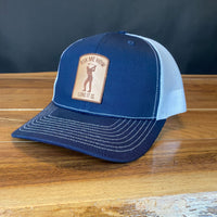 Thumbnail for Ask Me How Long It Is Leather Patch Hat - Greater Half
