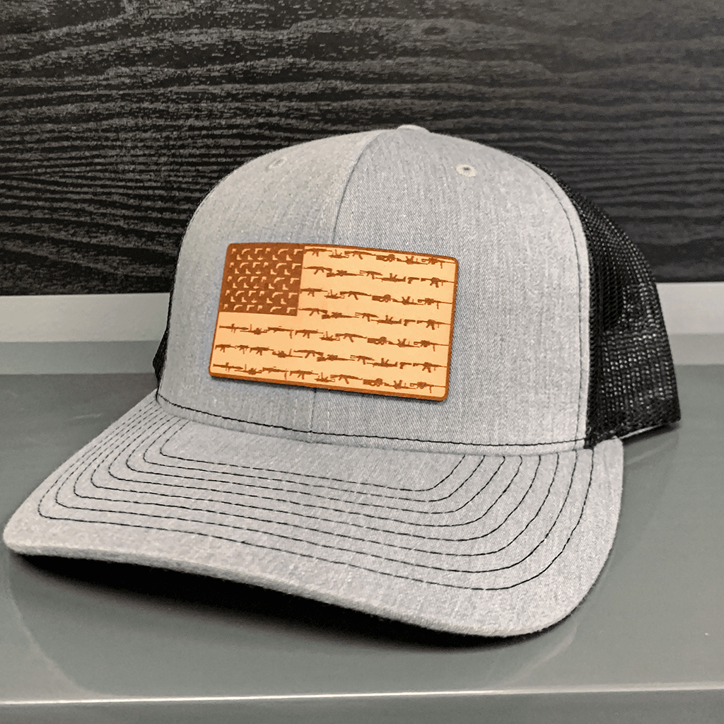 Thumbnail for Amerigun Flag Patch Hat - Greater Half