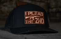 Thumbnail for I Plead The 2nd Leather Patch Hat - Greater Half