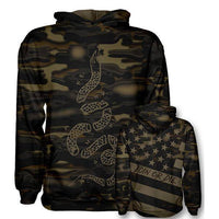 Thumbnail for Join or Die Gold Camo - Tundra Hoodie - Greater Half