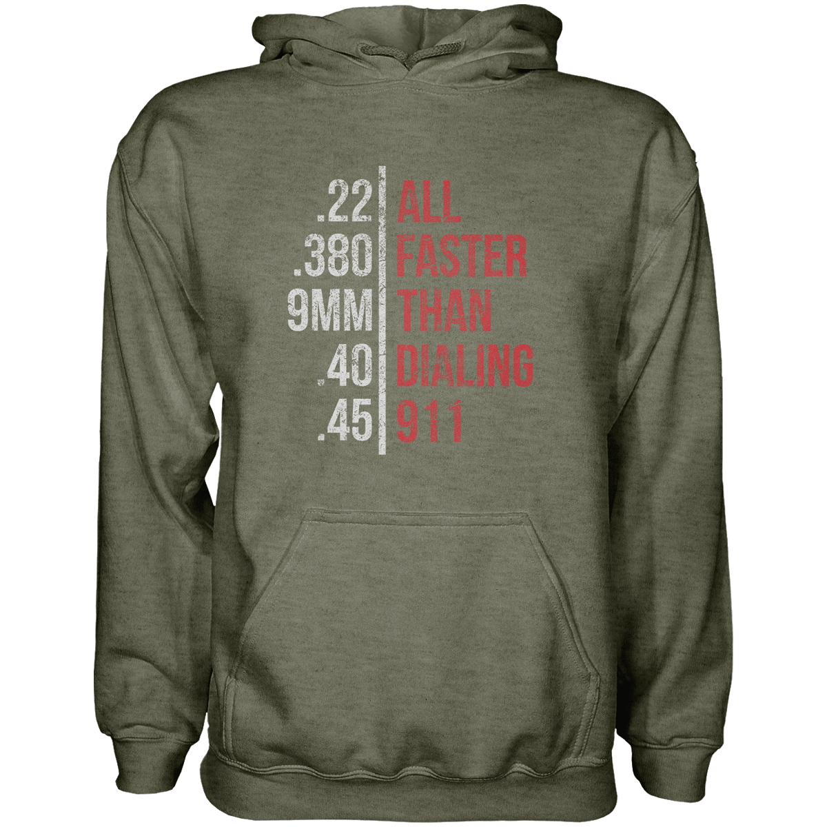 Faster Than Dailing 911 Hoodie - Greater Half