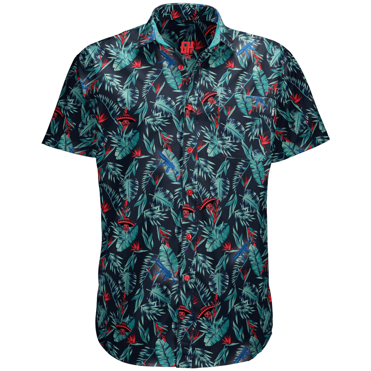 MP Tropic Inferno Button Down - Greater Half