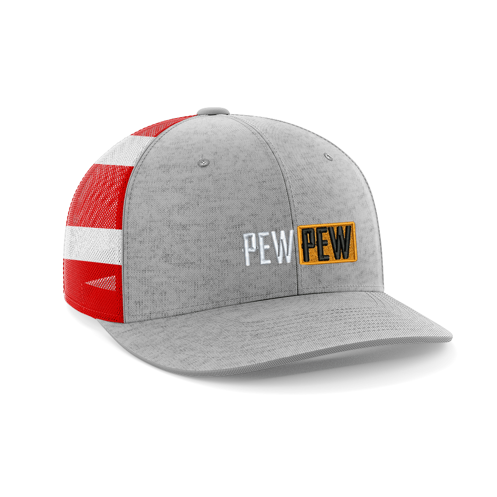 Thumbnail for Pew Pew Hub Embroidered Trucker Hat - Greater Half