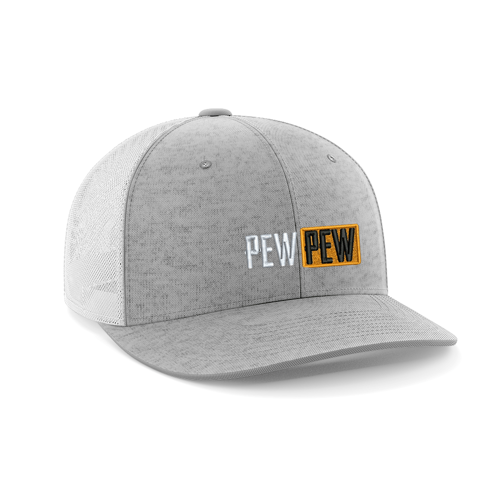 Thumbnail for Pew Pew Hub Embroidered Trucker Hat - Greater Half