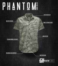 Thumbnail for Tiger Camo Button Down - Greater Half