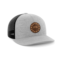 Thumbnail for 1776 Stars Leather Patch Hat - Greater Half