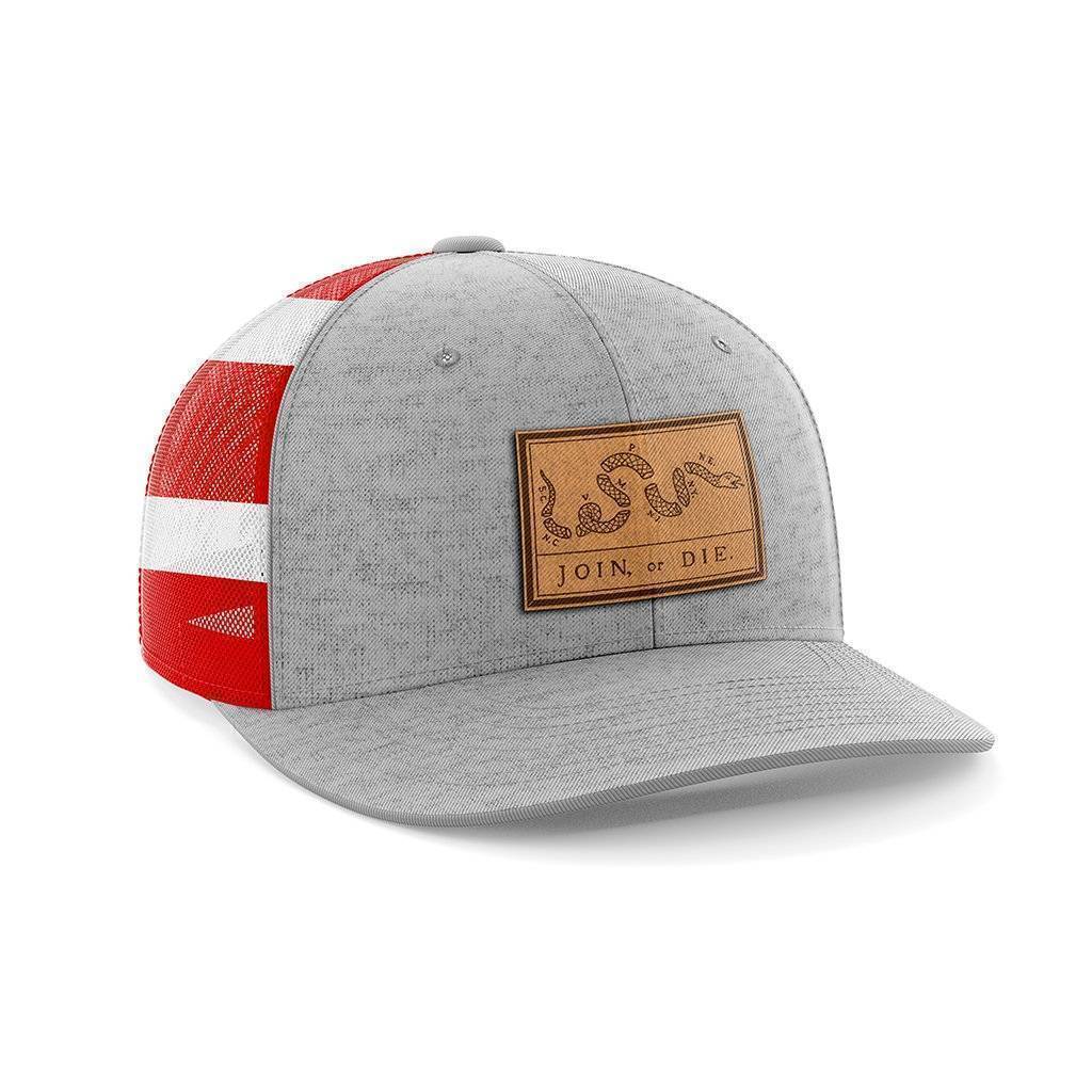 Join Or Die Leather Patch Hat - Greater Half