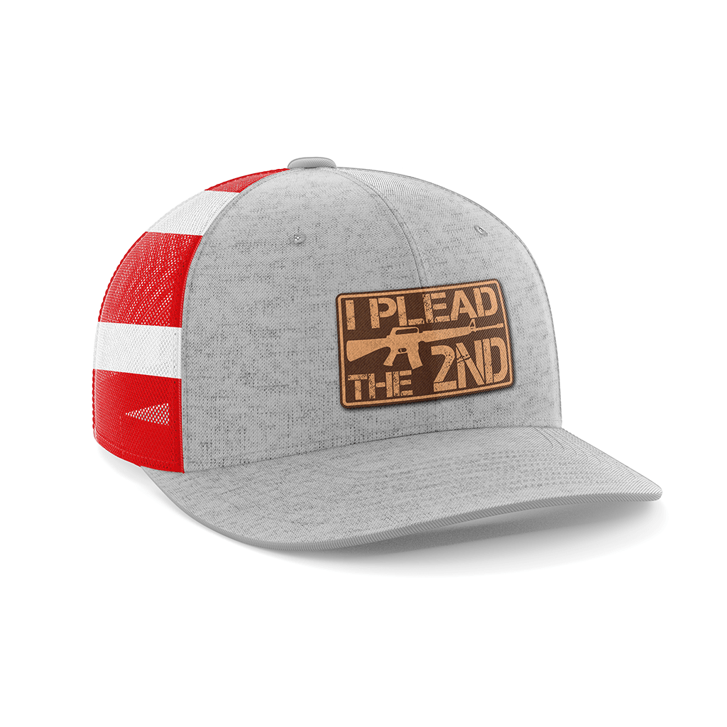 Thumbnail for I Plead The 2nd Leather Patch Hat - Greater Half