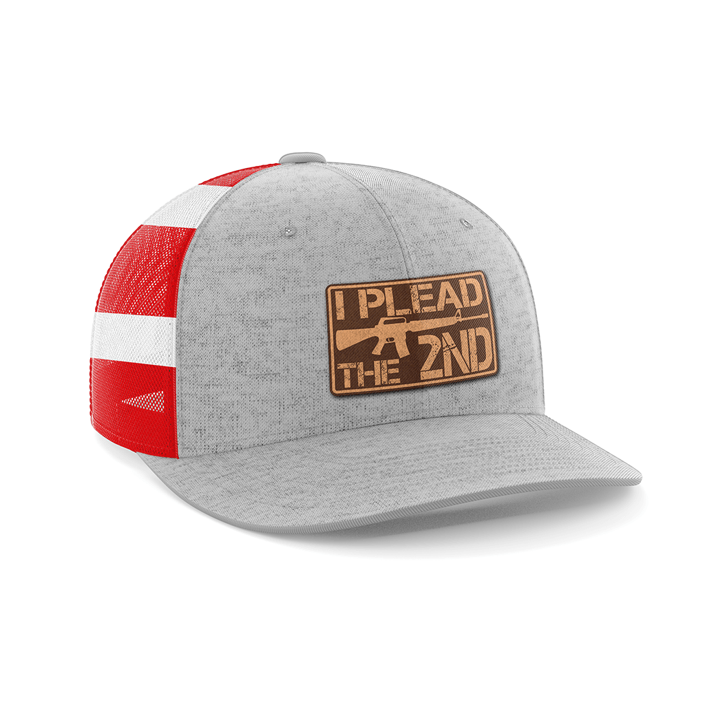 I Plead The 2nd Leather Patch Hat - Greater Half