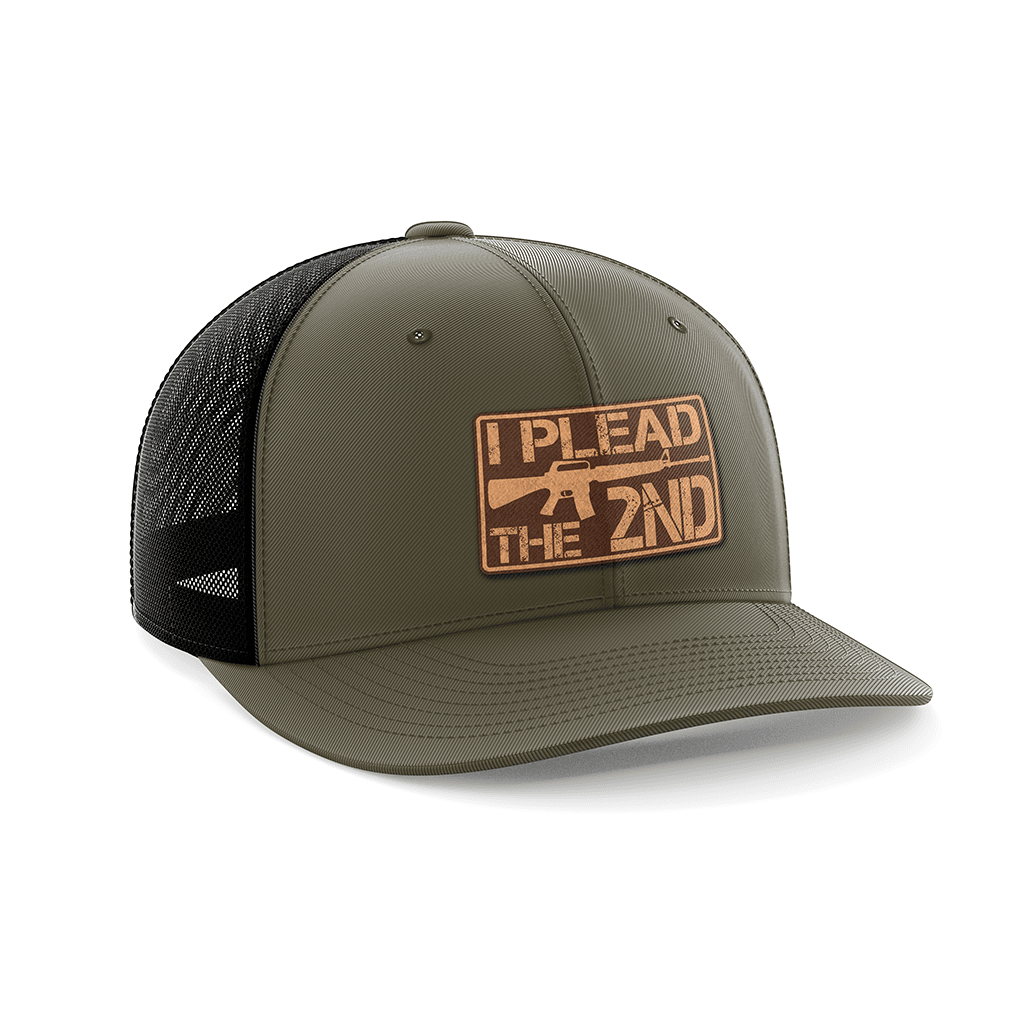 Thumbnail for I Plead The 2nd Leather Patch Hat - Greater Half
